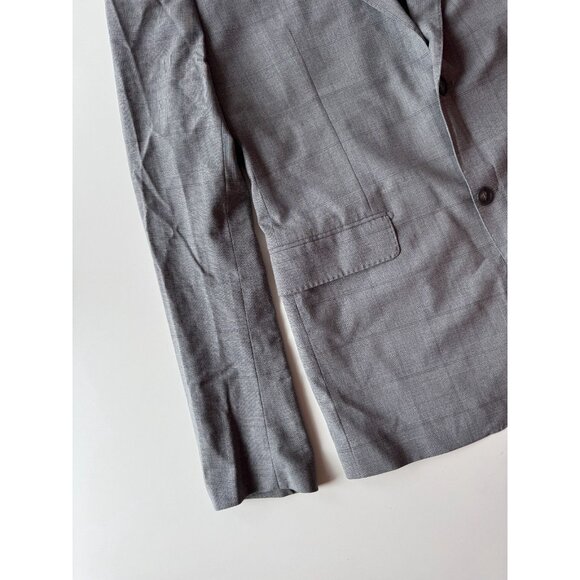 NWOT Men's Custom ATELIER MUNRO Loro Piana Grey Check Wool 2-Piece Suit, Size 50 - Picture 6 of 16